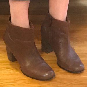 Cole Haan Nike Air Ankle Boots in Cognac